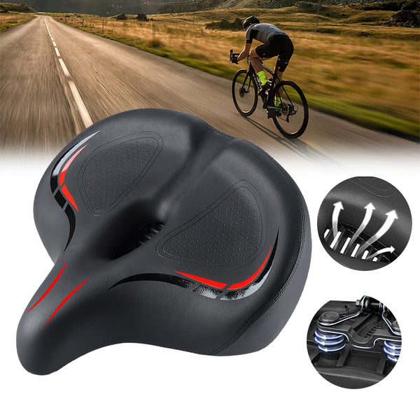 Wide Comfort Bike Seat 