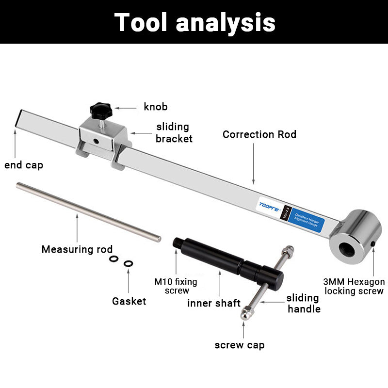 Bicycle Derailleur Hanger Alignment Gauge Tool 2