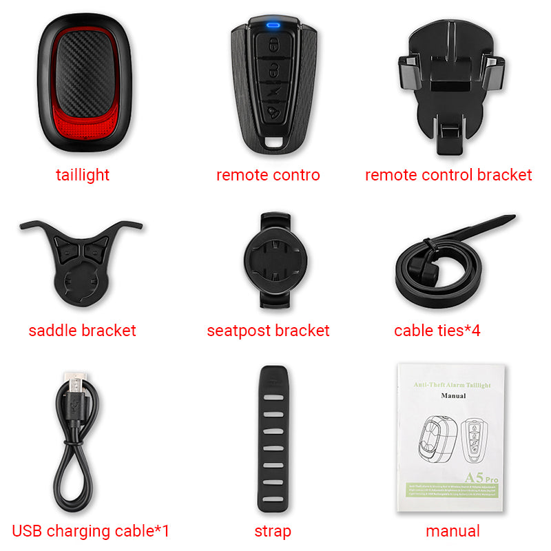 Rechargeable Bike Tail Lights 7