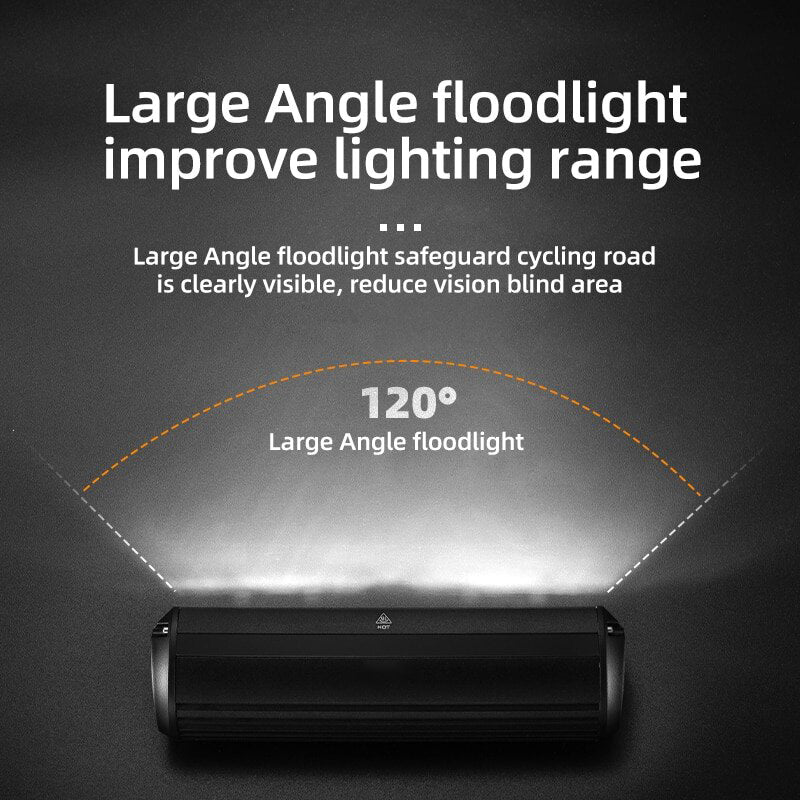 Bicycle Light Front USB Rechargeable Bike Headlight Waterproof Flashlight